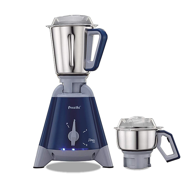 Preethi XproDuo MG 198 1300-Watt Mixer Grinder (Deep Blue,XPRODUO)