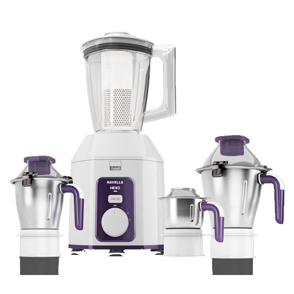 Havells 1000 W Mixer Grinder 4 Jars (HEXO4JAR1000W)