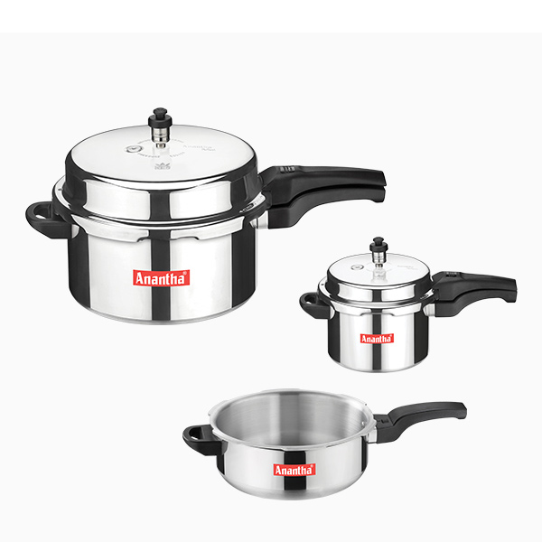 Anantha Family Pack – 7.5 L Combo Cooker (7.5LFAMILYPACK)