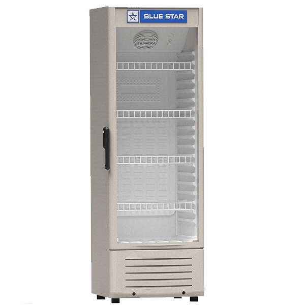 Blue Star 300 Ltrs Single Door Visi Cooler Grey (SC300F)