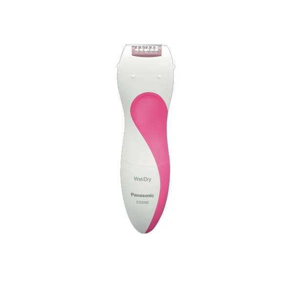 Panasonic  Wet and Dry Epilator, includes 2 Heads for Legs and Bikini/Underarm, White/Pink (ES2082P503)