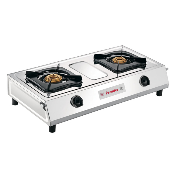 Premier Elite Stainless Steel LPG Stove 2 Burner (2BSSELITE)