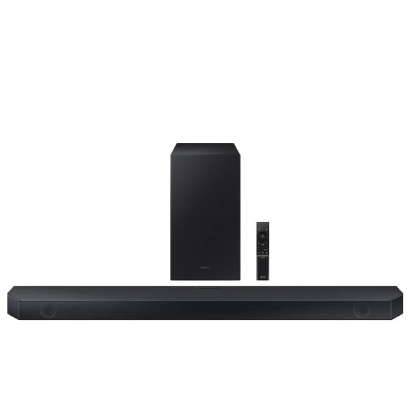 Samsung Soundbar 360W 3.1.2Ch Q Symphony with Upfiring Acoustic beam Speakers & wireless subwoofer (HWQ600C)