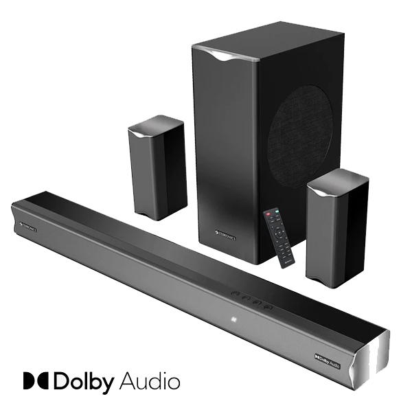 ZEBRONICS Juke BAR 9520WS PRO Dolby 5.1 500 Watts Soundbar with Subwoofer (ZEBSBTJUKEBAR9520WSP)