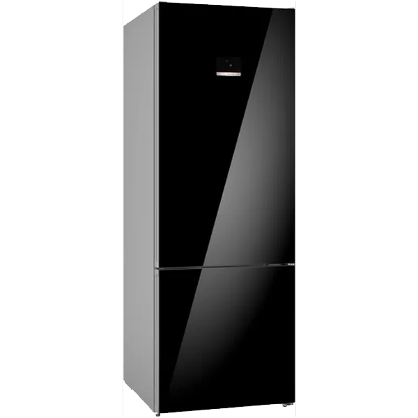 BOSCH Series 6 559 Litres 2 Star Frost Free Double Door Bottom Mount Refrigerator with Stabilizer Free Operation (KGN56LB42I, Black)