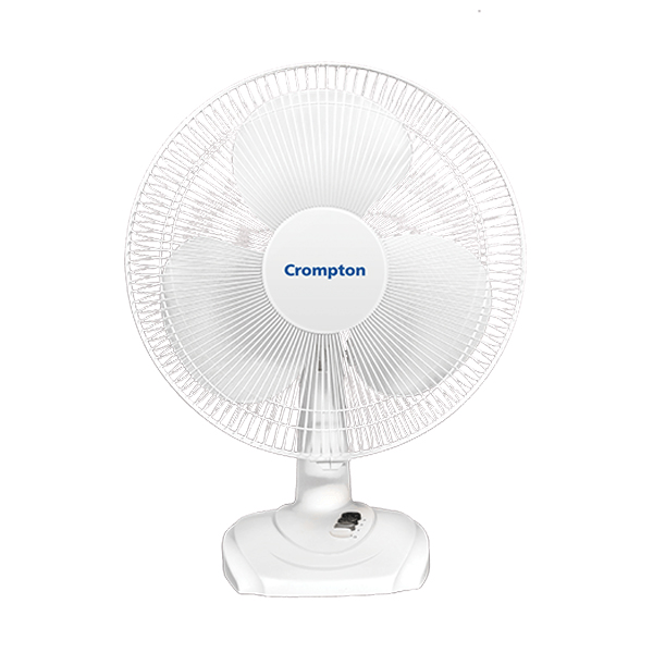 Crompton High Flo Wave Plus 16-inch Table Fan (White) (HIGHFLOWAVEPLUSTF)