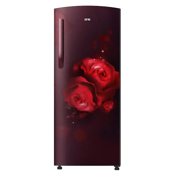 IFB 206 L 4 Star Single Door Direct Cool Refrigerator (Red - Flower, IFBDC2324IRV)