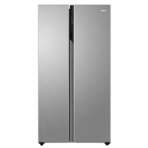 Haier 630 Litres Frost Free Side by Side Refrigerator with Magic Cooling Technology Shiny Steel (HRS682SS)