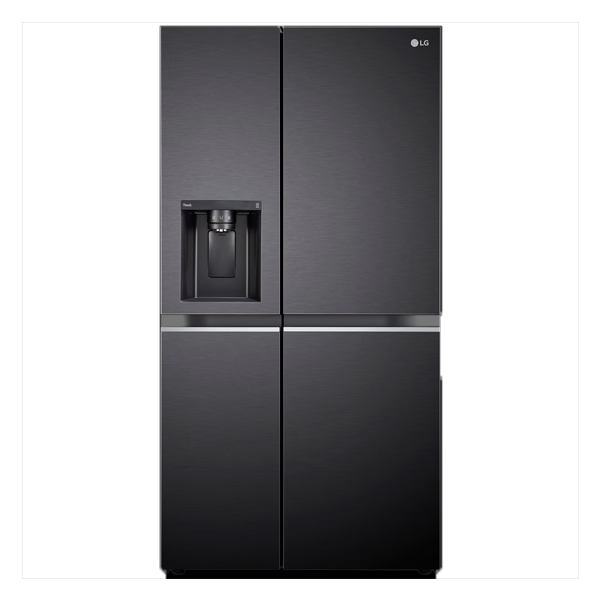 LG 635 Litres 3 Star Frost Free Side by Side Smart Wifi Enabled Refrigerator with Deodorizer (GLL257CMCX, Matt Black)