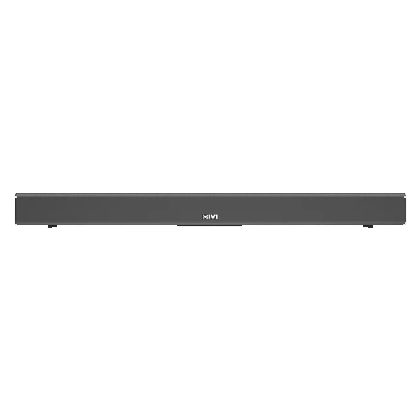 MIVI Fort R120 120W Bluetooth Soundbar with Remote (Cinematic Sound, 2.2 Channel, Black, MIVISBFORTR120)