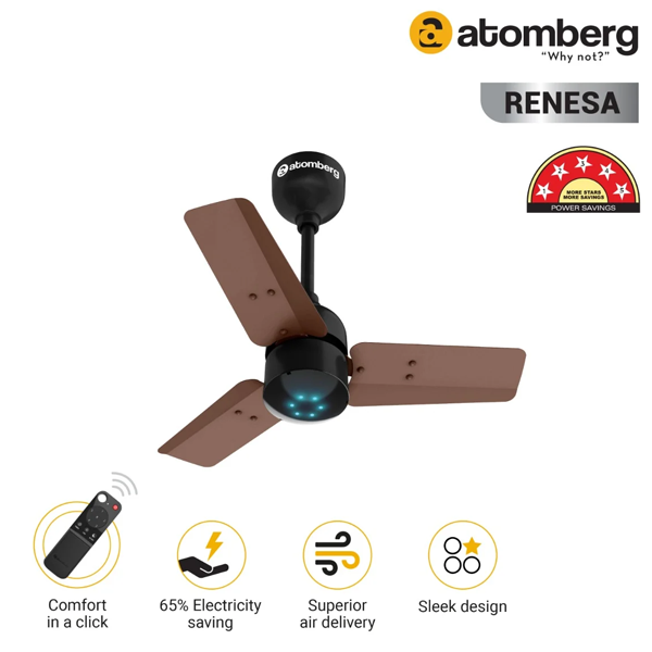 Atomberg Renesa Ceiling Fan 1400mm BLDC Motor (56RENESA)