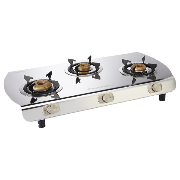 Butterfly Magnum  3B Stainless Steel LPG Stove(3BMAGNUMLPGSS)