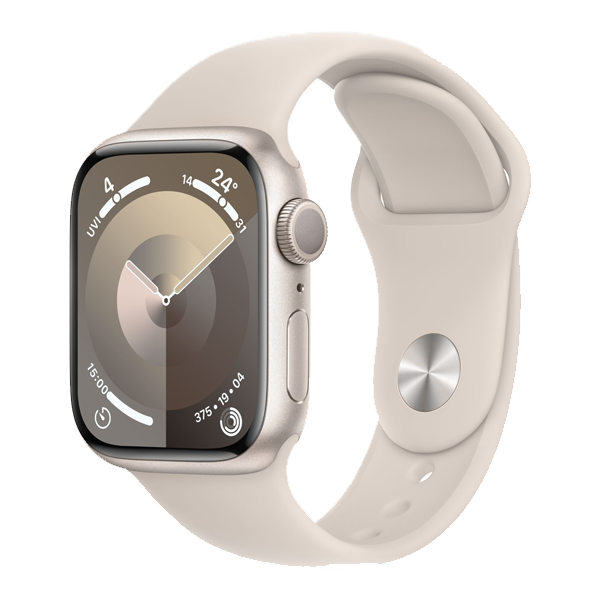 Apple Watch Series 9 with Sport Band (41mm Retina LTPO OLED Display, IWS9CEL41MMRDALMRY63)