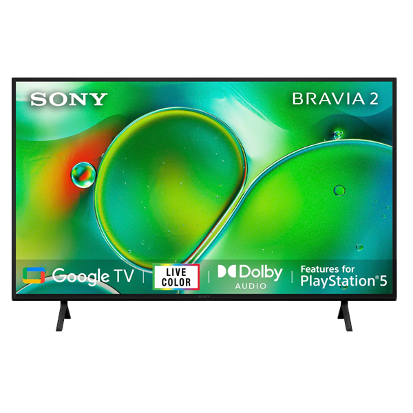 Sony 164 cm (65 inch) BRAVIA 2 4K Ultra HD Smart LED Google TV (K65S25, Black)