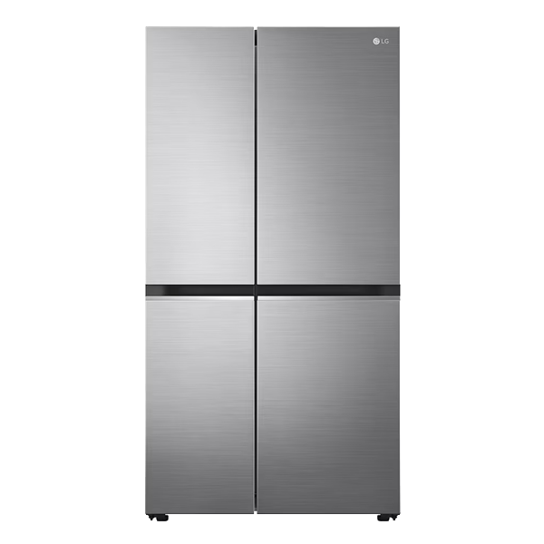 LG 655 Ltr Side-by-Side Refrigerator with Smart Inverter Compressor (Shiny Steel Finish, GLB257EPZ3)