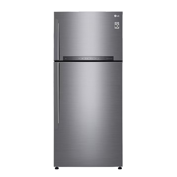 LG 506 Litres 1 Star Frost Free Double Door Refrigerator (GNH702HLHM, Platinum Silver)