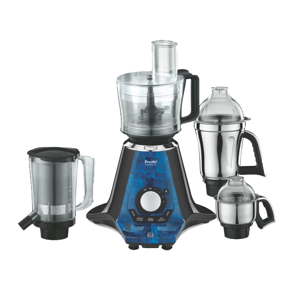 Preethi 1000 W Mixer Grinder 4 Jars, Black (ZODIAC2.01000W)