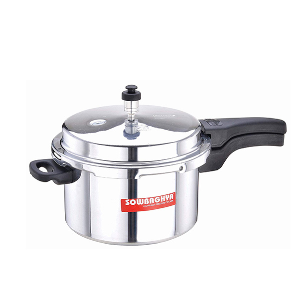 Sowbaghya 5L ALU Pressure Cooker (5LSOWBAGHYAALUPRESSU)