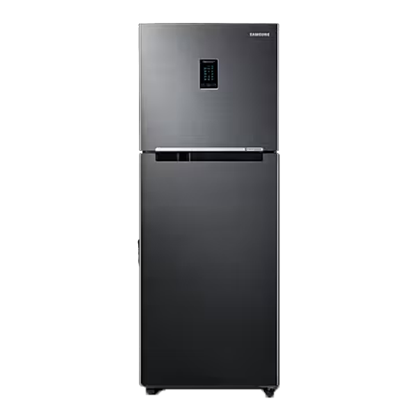 Samsung 301L 2 Star Inverter Frost-Free Convertible 5 In 1 Double Door Refrigerator (RT34C4522BX, Luxe Black 2023 Model)