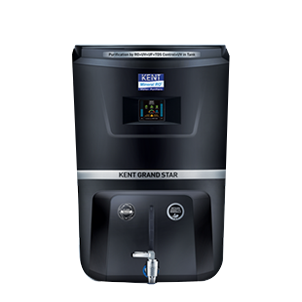 Kent Grand Star RO+UV Water Purifier (RO + UV + UF + TDS Control, GRANDSTARZWWBLACK)