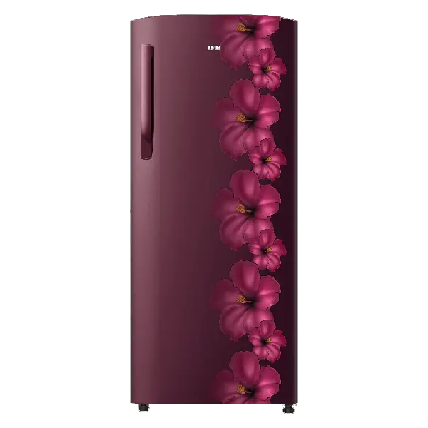 IFB 222 L 3 Star Single Door Direct Cool Refrigerator (Red - Flower, IFBDC2483FRH)