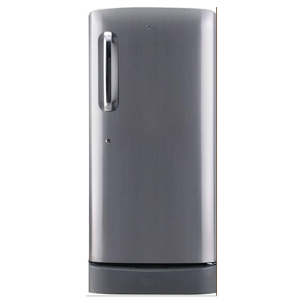 LG 215 L Direct Cool Single Door 4 Star Refrigerator Shiny Steel (GLD221APZU)