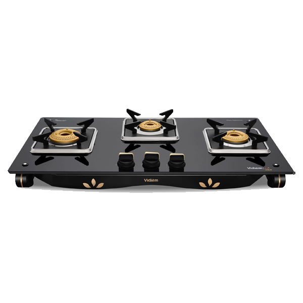 Vidiem AIR Gold 3Burner Gas Stove (VIDIEMAIRGOLD3B)