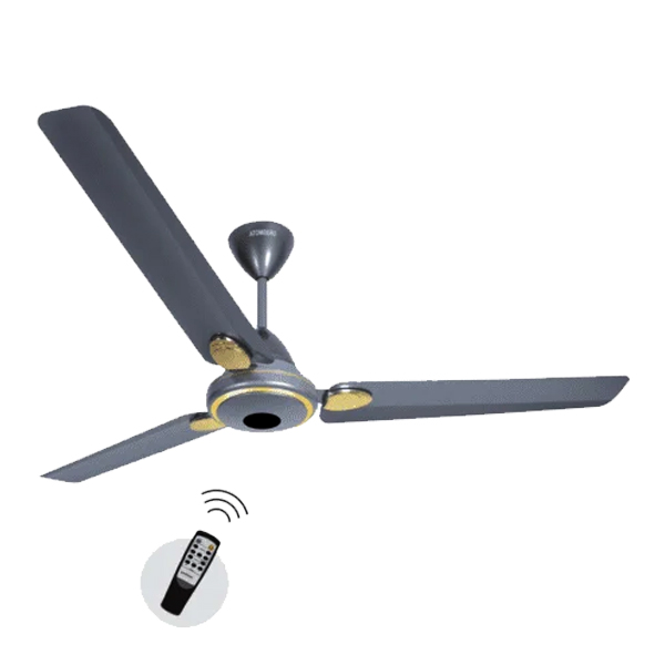 Atomberg Efficio+ 1200 mm BLDC Motor with Remote 3 Blade Ceiling Fan (Sand Grey) (48EFFICIOPLUS)