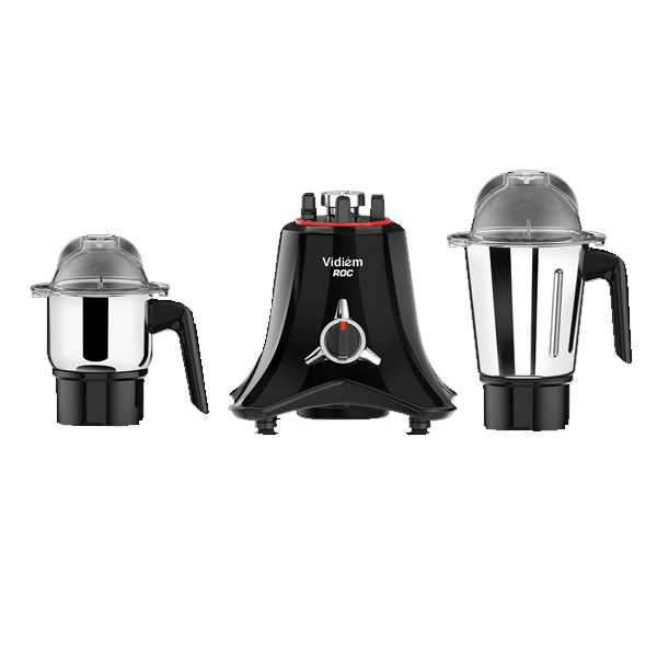 Vidiem MG 566 A Roc 1500 Juicer Mixer Grinder (2 Jars, Black) (VIDIEMROC)