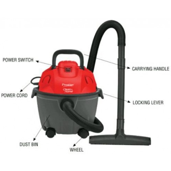 Prestige Cleanhome Typhoon05 Wet & Dry Vacuum Cleaner  (Red) (TYPHOON05WETANDDRY)