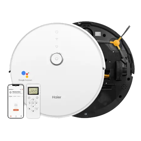 Haier Robotic Floor Cleaner (WiFi Connectivity, Google Assistant, Silver, TH27U1)