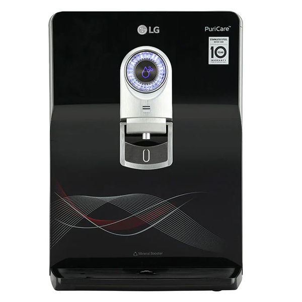 LG WW184EPB 8 L RO + UV + MB Water Purifier  (Black with Wave Pattern) (WW184EPB)