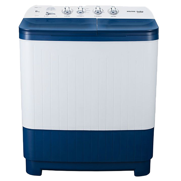 Voltas 8 kg Semi Automatic Washing Machine (Sky Blue, WTT80DBLG)