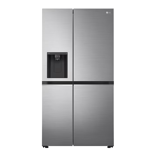 LG 635 Litres Side by Side Refrigerator with Smart Diagnosis (GLL257CPZX, Shiny Steel)