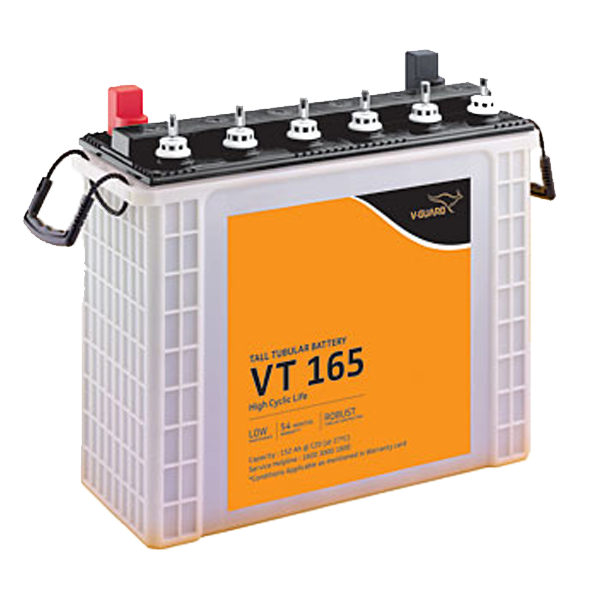 V-Guard VT 165 Inverter Battery Tubular Inverter Battery (VT165S)