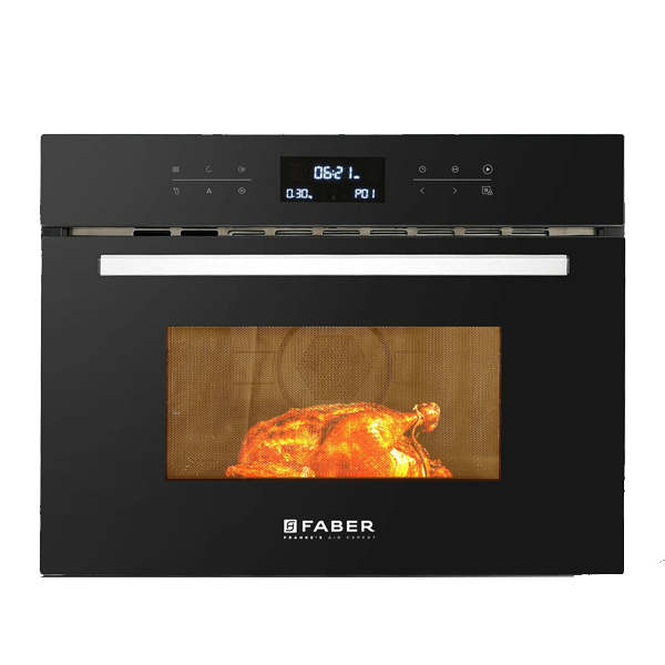 FABER FBIMWO 44L Built-in Microwave Oven with 13 Autocook Menu (Black, FBIMWO44LCGSTC)