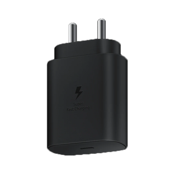 Samsung 25W Super Fast Charging Travel Adapter, USB-C (FOCSAMSEPTA800NBEGIN, Black)