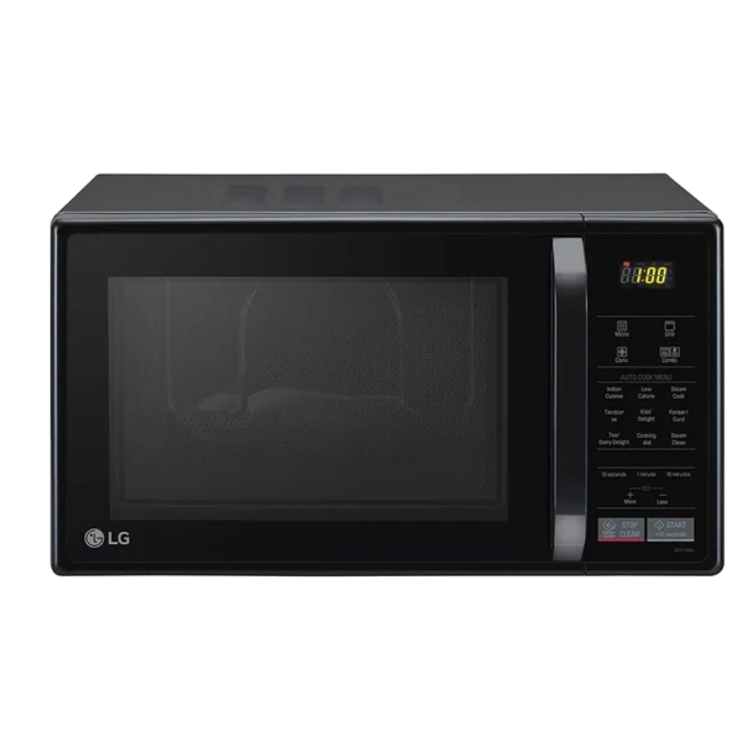 LG 21 L Convection Microwave Oven  (Black) (MC2146BL)