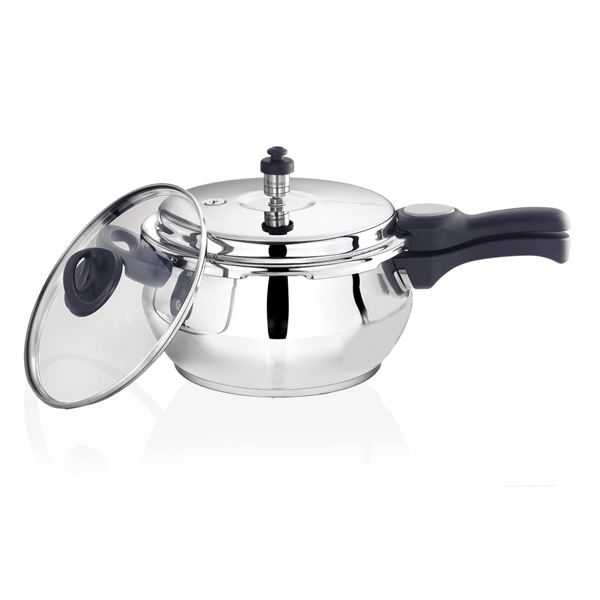 Premier Stainless Steel Handi 1.5 Litre Pressure Cooker (1.5LHANDISSIB)