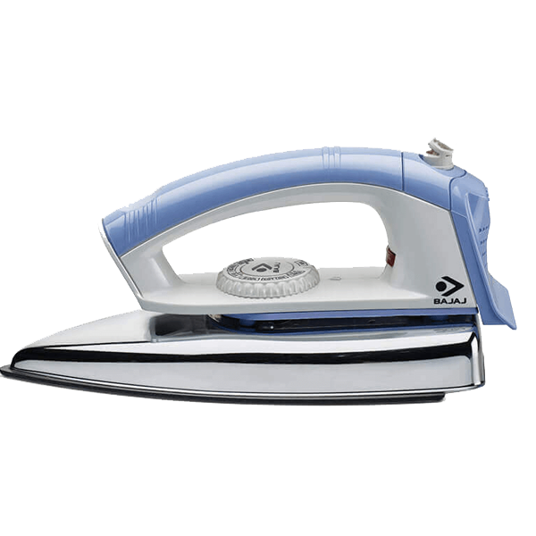 Bajaj Neo 1000W Plastic New Popular Dry Iron, 17.5 Quart, Blue (NEWPOPULAR1000WDI)