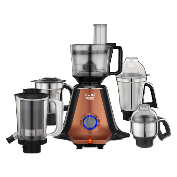 Preethi Zodiac Stardust MG 265 including Masterchef Jar, Super Extractor 750 Juicer Mixer Grinder (ZODIACSTARDUST)