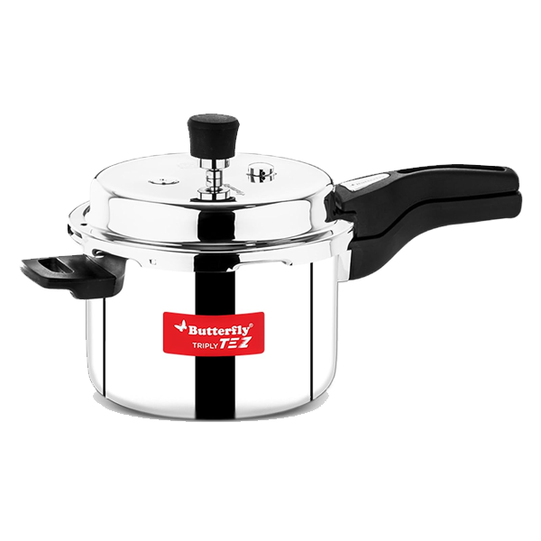 Butterfly 3 Ltr Tez Triply Pressure Cooker (3LTEZSS)