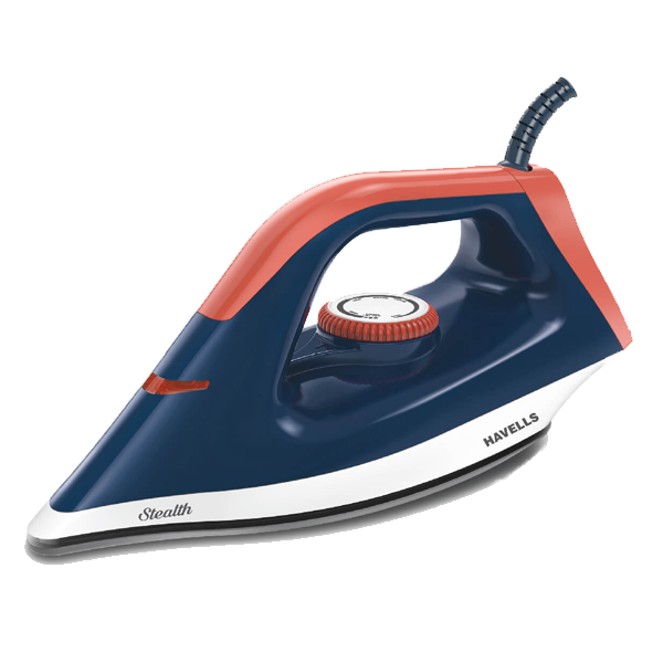 HAVELLS STEALTH 1000 W Dry Iron  (Blue, Orange) (STEALTH)