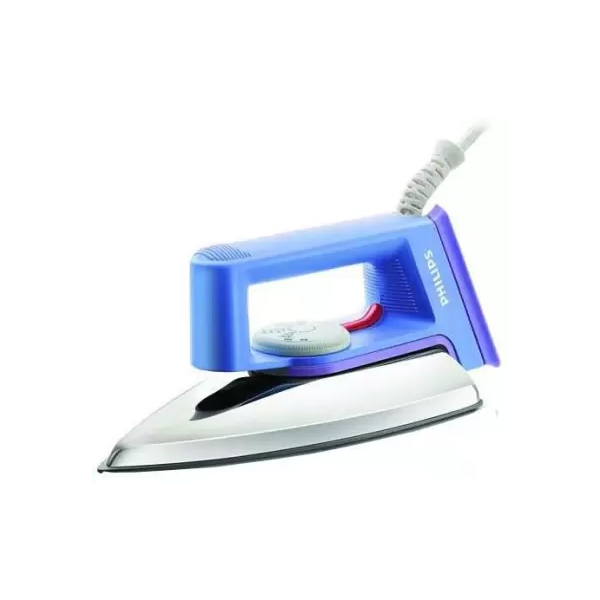 Philips 1000-Watt Teflon Coating Dry Iron -Blue(HD1182)