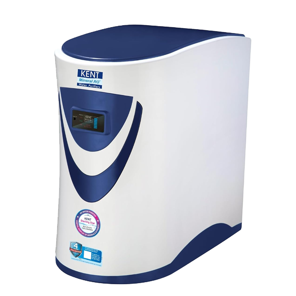 KENT Sterling Star 6L RO + UV + UF + TDS Under the Sink Water Purifier with Digital Purity & Mineral Display (White/Blue, STERLINGSTAR)