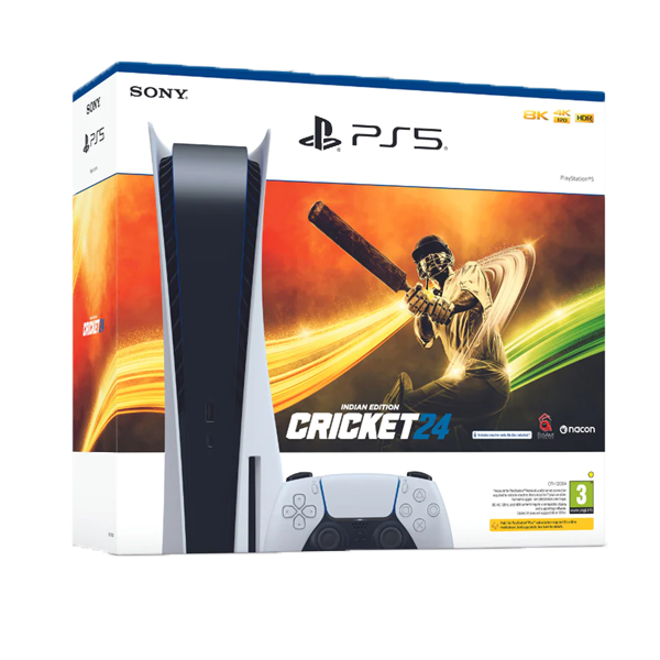 Sony PS5 Standard with Cricket 24 Game Bundle (PS5BUNDLESTDCKT24)