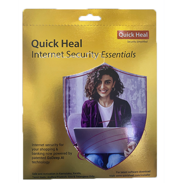 Quick Heal Internet Security Premium - 1 Users (DVD) (QUICKHEALAVINTSECTSU)