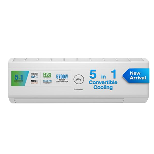 Godrej 1.7 Ton 3 Star Inverter Split AC ,White (1.7TSIC20ITC3S)