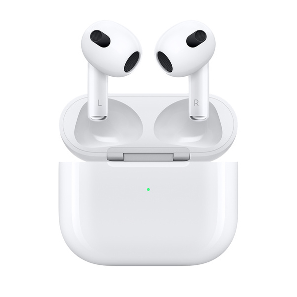 Apple AirPods 3 In-Ear Truly Wireless Earbuds with Mic (Bluetooth 5.0, Fast Charging, MME73HN/A, White) (APPLEAIRPODS3RDGEN)