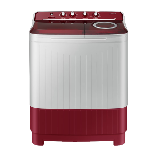 SAMSUNG 7.5 kg Semi Automatic Top Load Washing Machine Grey, Red (WT75B3200RR)